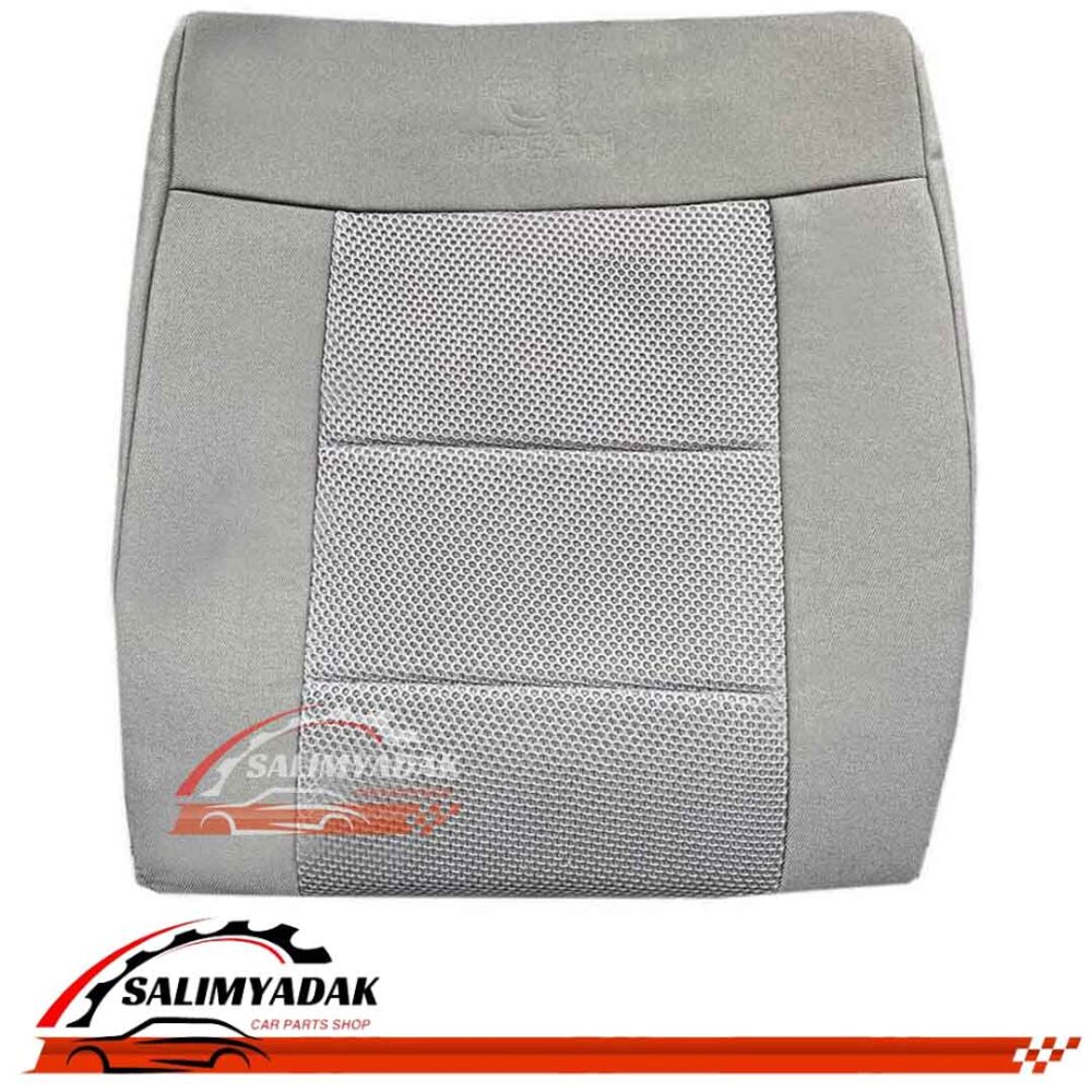 روکش صندلی نیسان پیکاپ چرم وسط پارچه رنگ طوسی