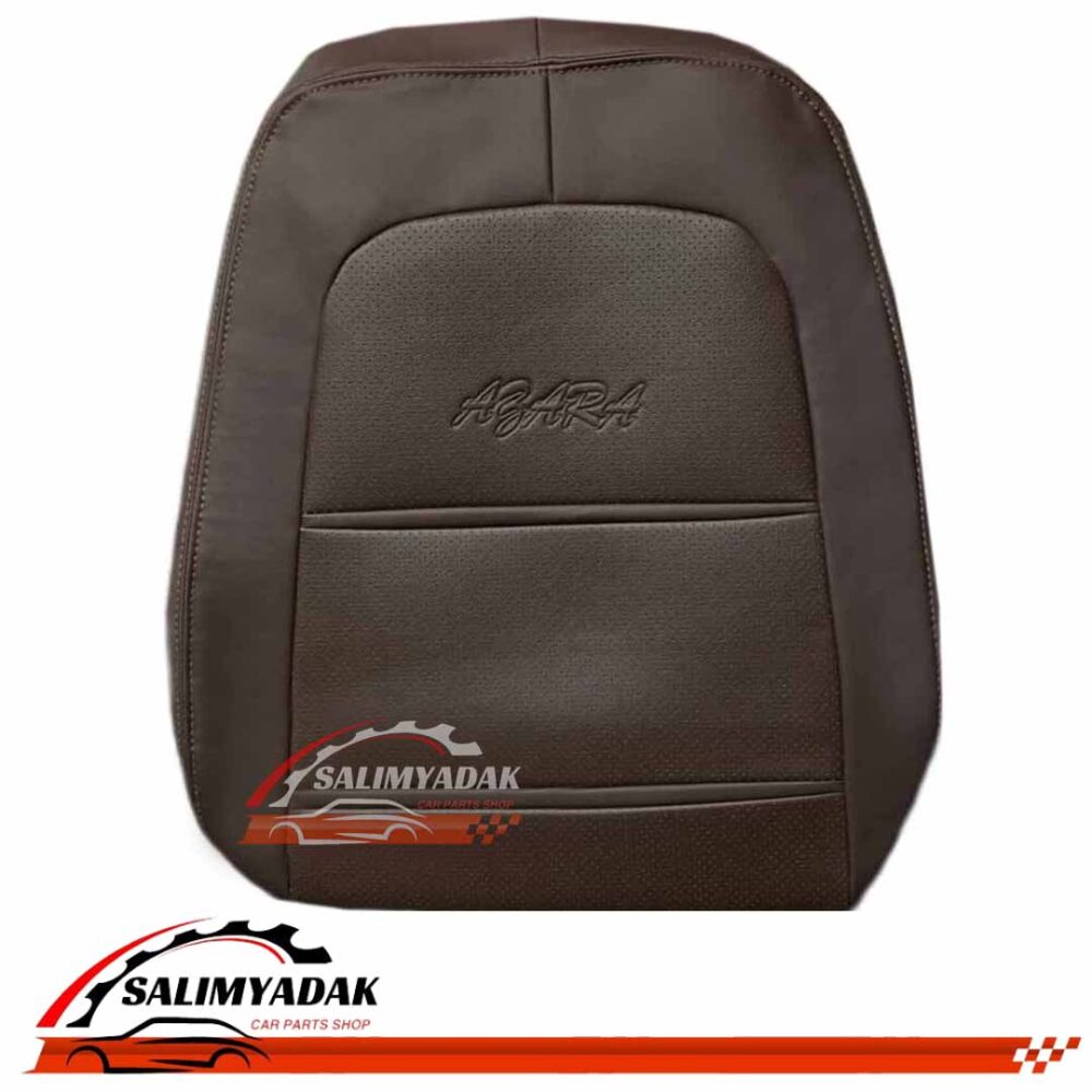 روکش صندلی هیوندای آزرا قدیم 2006-2011 چرم وارداتی رنگ قهوه‌ای