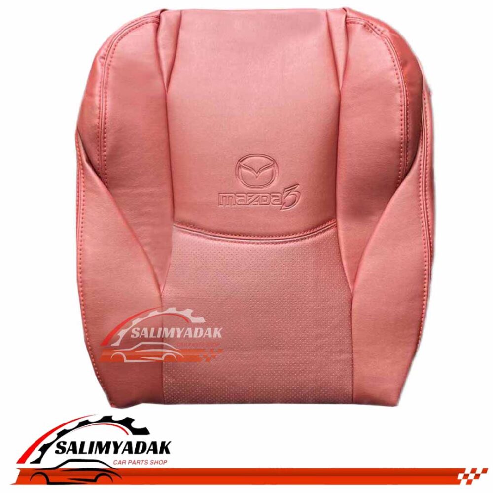 روکش صندلی مزدا 3 نیو - mazda 3 new چرم رنگ زرشکی