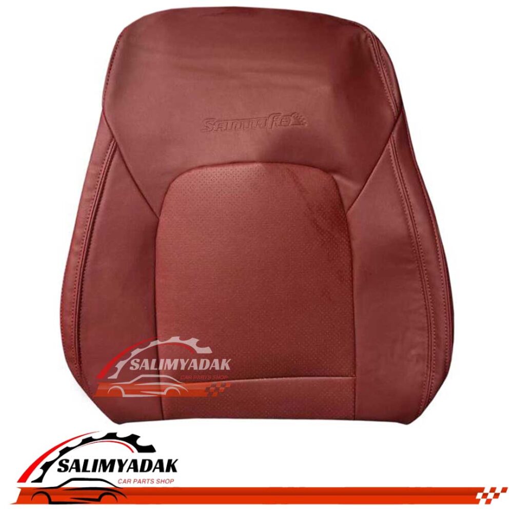 روکش صندلی هیوندای سانتافه نیو ix45 چرم رنگ زرشکی