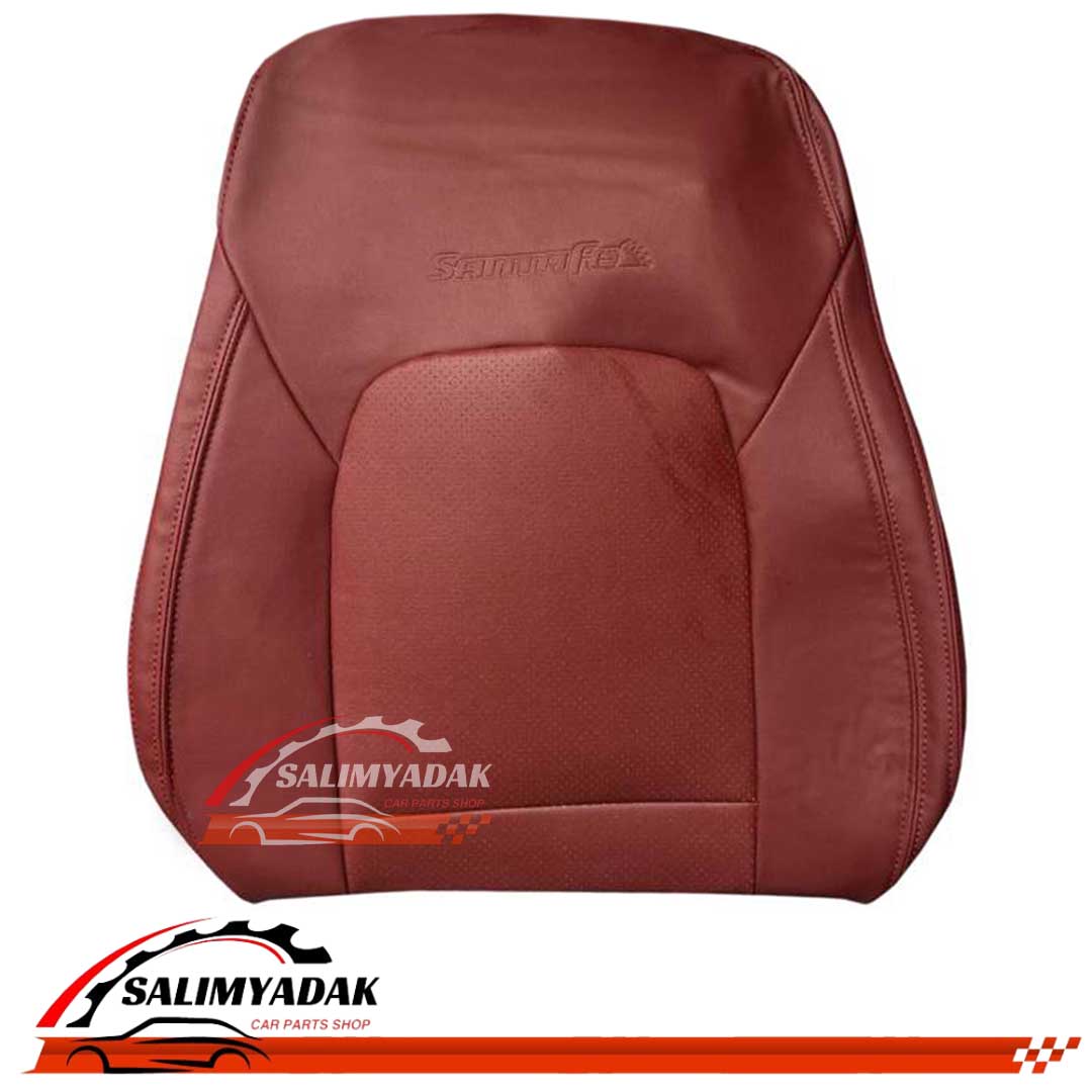 روکش صندلی هیوندای سانتافه نیو ix45 چرم رنگ زرشکی