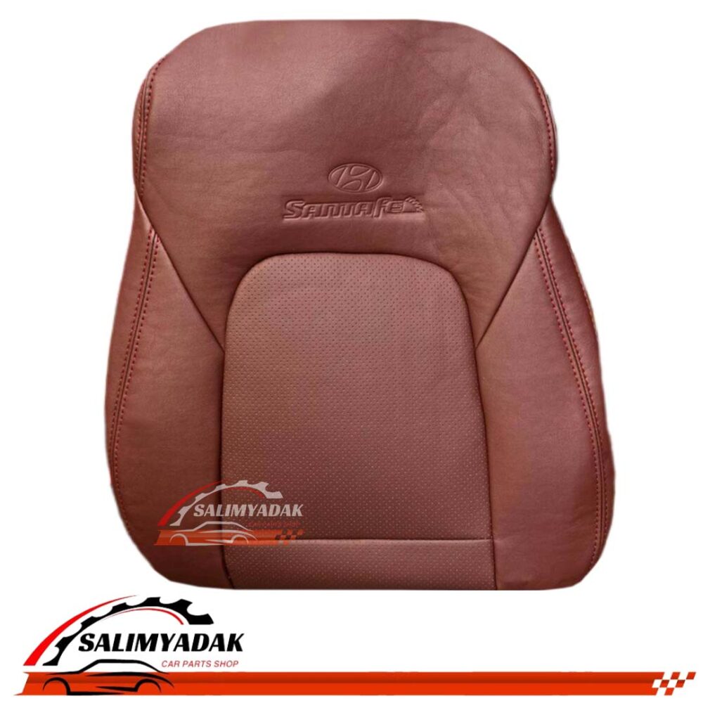 روکش صندلی هیوندای سانتافه نیو ix45 چرم وارداتی رنگ زرشکی