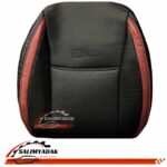 روکش صندلی آریو z300 چرم رنگ مشکی نوار زرشکی