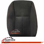 روکش صندلی ام وی ام MVM 315 پارچه رنگ مشکی دوخت قرمز
