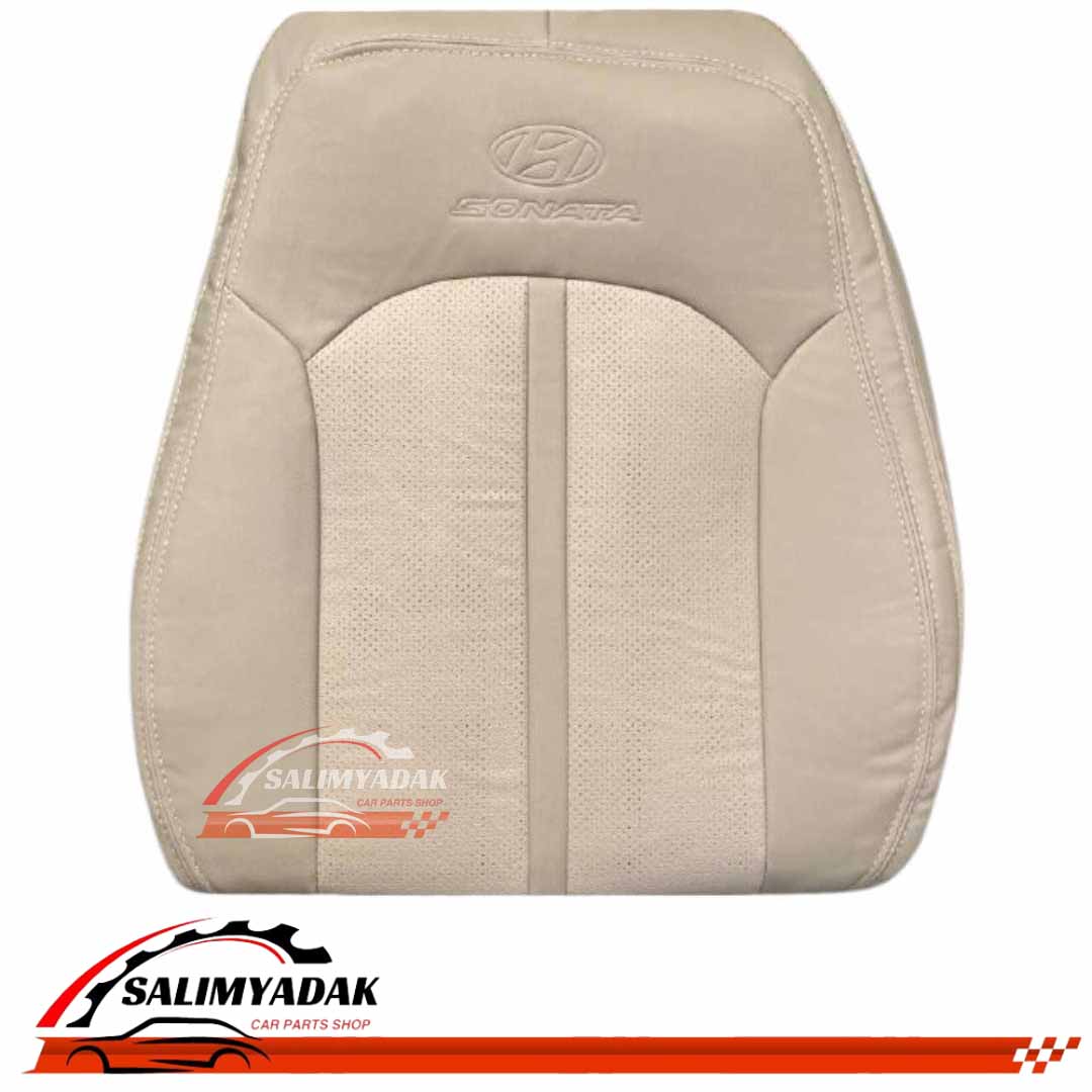 روکش صندلی هیوندای سوناتا ال اف Sonata LF چرم رنگ کرم استخوانی
