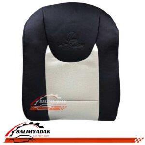 روکش صندلی لکسوس RX350 چرم رنگ مشکی وسط کرم