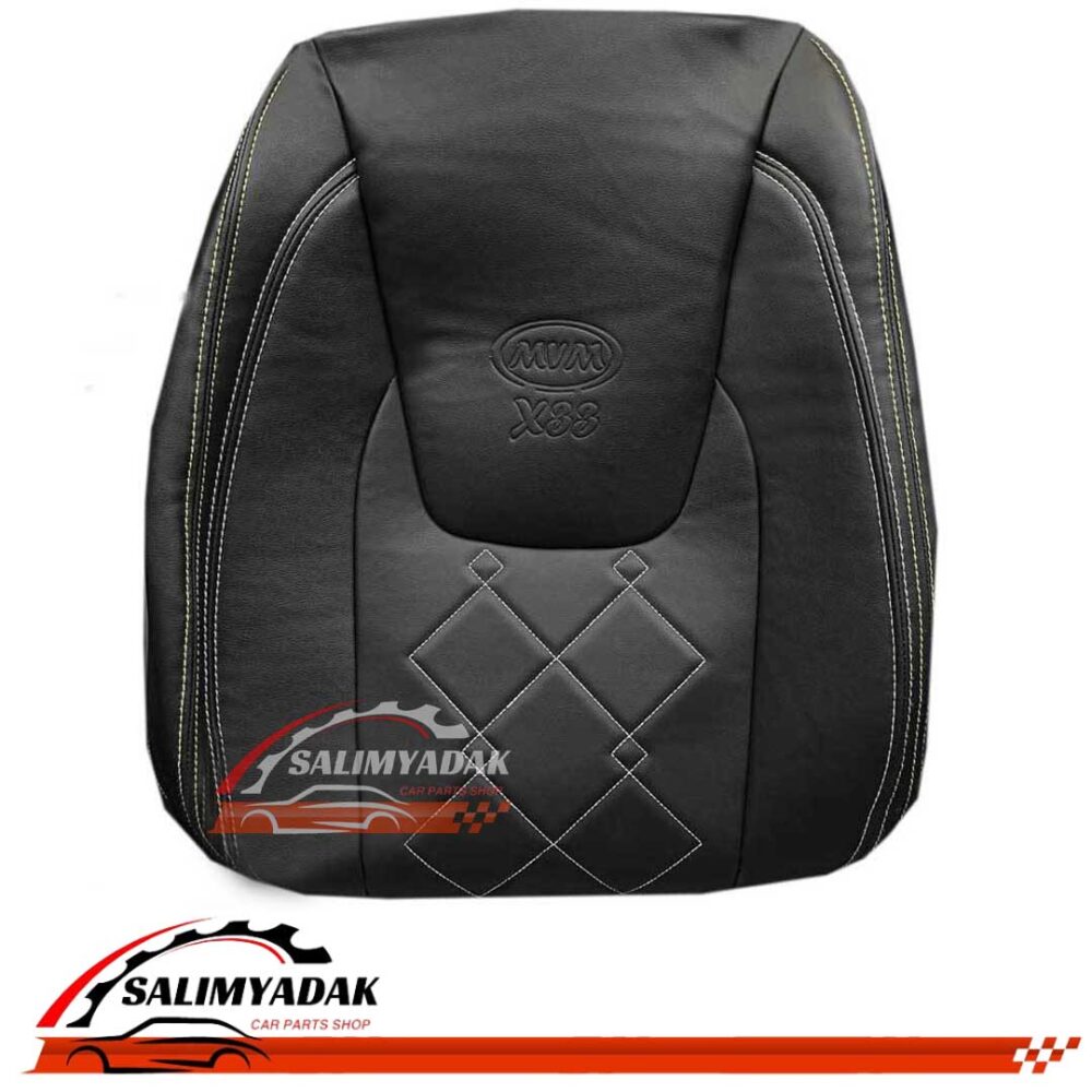 روکش صندلی ام وی ام ایکس ۳۳ کراس – mvm x33 cross چرم رنگ مشکی دوخت فابریک