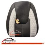 روکش صندلی ام وی ام ایکس ۳۳ کراس – mvm x33 cross چرم رنگ مشکی طرح سفید vip