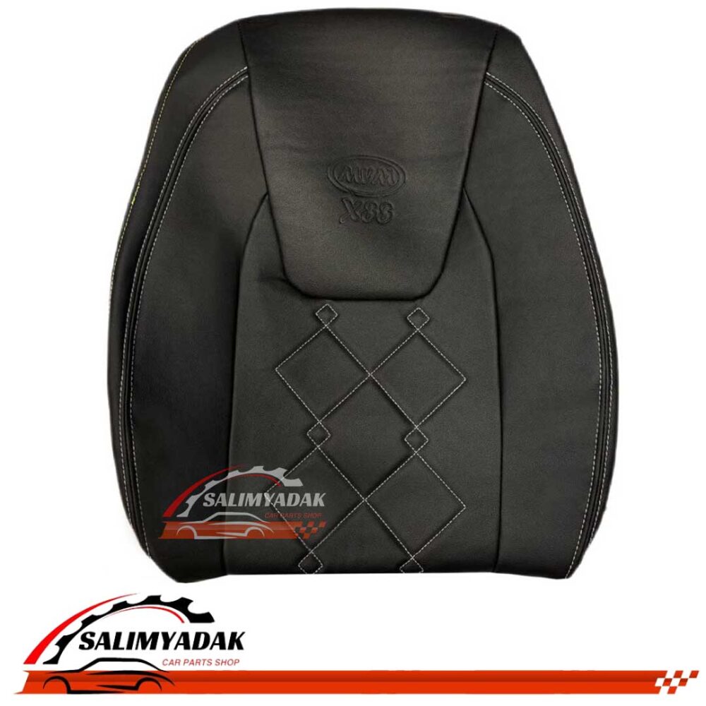 روکش صندلی ام وی ام ایکس ۳۳ کراس – mvm x33 cross تمام چرم طرح فابریکی دوخت فسفری