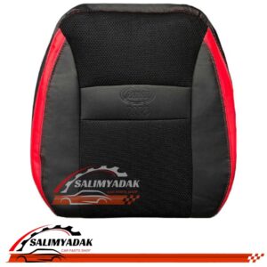روکش صندلی ام وی ام ایکس 33 نیو mvm x33 new چرم پارچه رنگ مشکی نوار قرمز