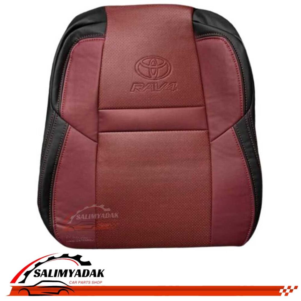 روکش صندلی تویوتا رافور (RAV4) چرم رنگ زرشکی