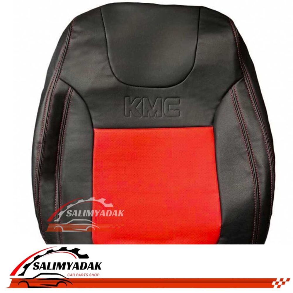 روکش صندلی جک KMC T8 چرم رنگ مشکی قرمز