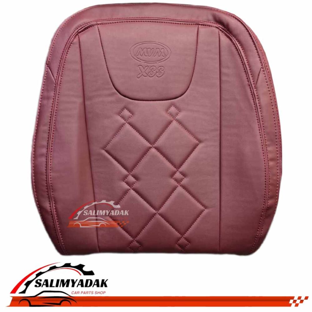 روکش صندلی ام وی ام ایکس ۳۳ کراس – mvm x33 cross چرم رنگ زرشکی
