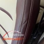 روکش صندلی بستیون T77 چرم رنگ قهوه ای کرم