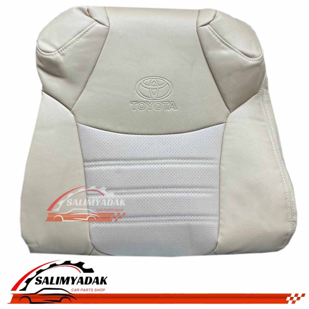 روکش صندلی تویوتا رافور (RAV 4) مدل 2023 و 2024 چرم رنگ کرم زرد